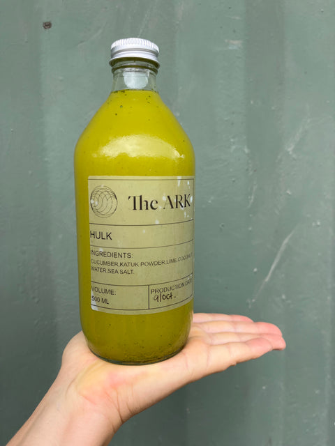 HULK cold pressed green juice