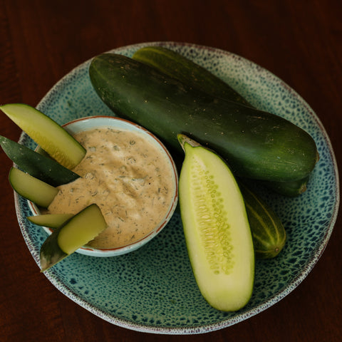 Organic cucumbers